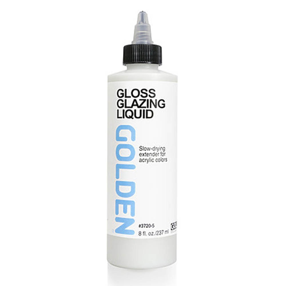 Golden, Acrylic, Glazing Liquid, Gloss, 8 ounce